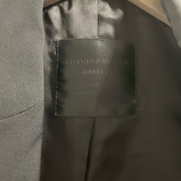 PHILIPP PLEIN EMBELLISHED BLAZER SIZE MEDIUM - Picture 6 of 12